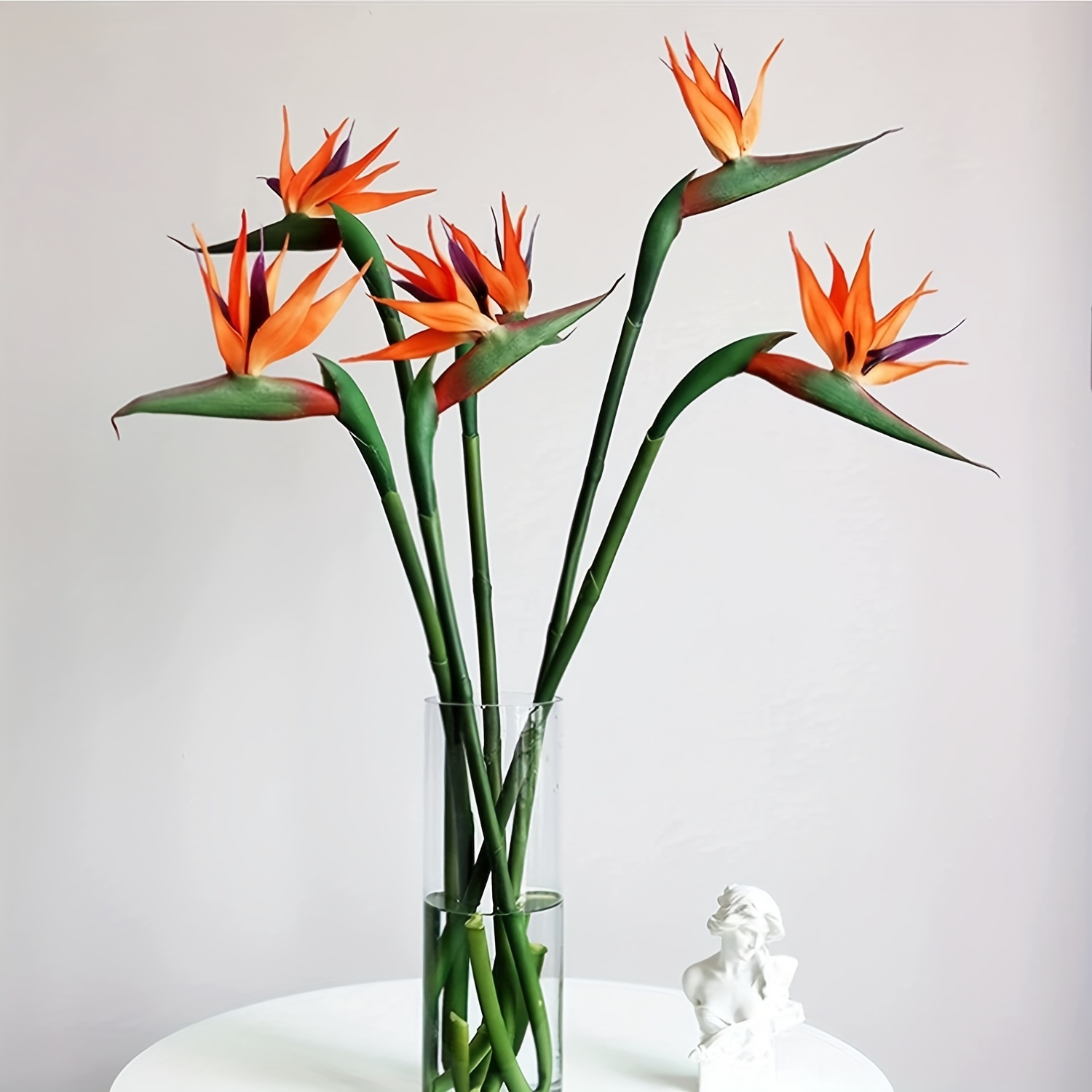 3Pcs Artificial Heaven Bird Fl - Bird Paradise Strelitzia 评论和价格